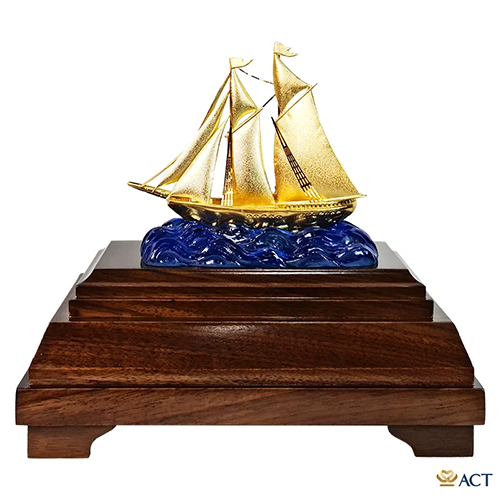 Thuyền buồm mạ vàng 24K ACT GOLD ISO 9001:2015